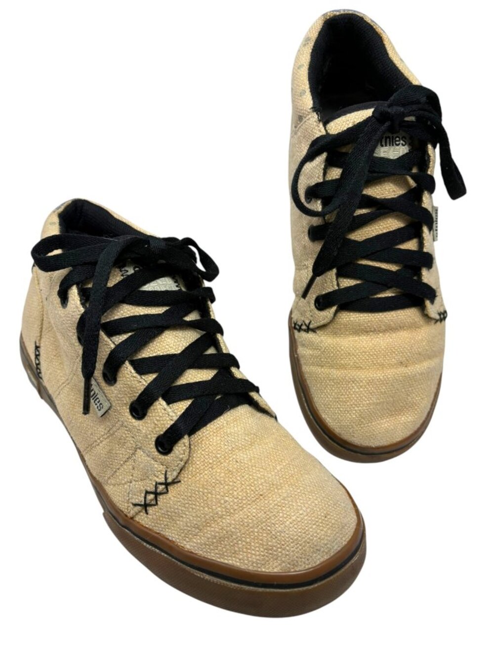 Etnies Seed Project Ashbury Esp Tan Hemp Canvas Skater Sneakers